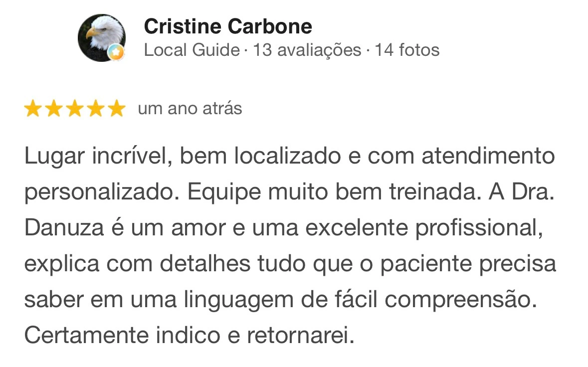 Avaliação Google