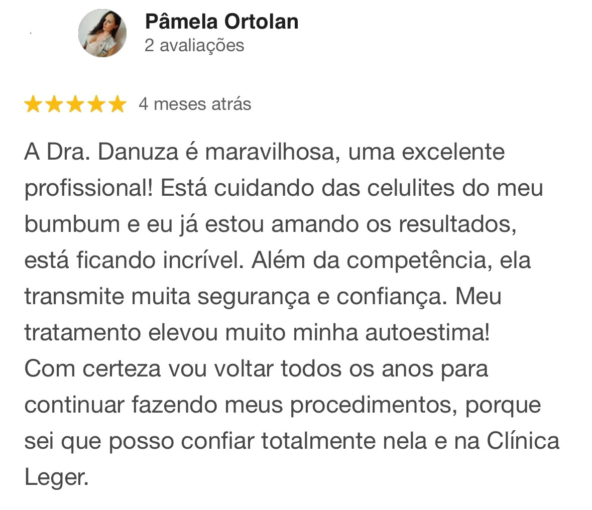 Avaliação Google